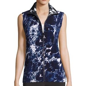 Reversible Marble-Printed Turtle Vest, runs large